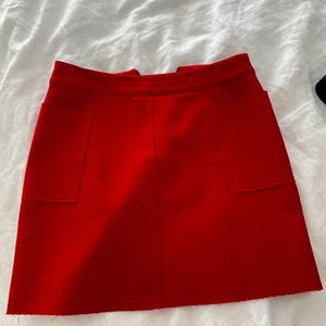Red Topshop Skirt